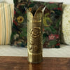 Paire douilles obus d'artillerie 1914 - 1918 gravé Roses - Art Nouveau par Hello Broc brocante en ligne