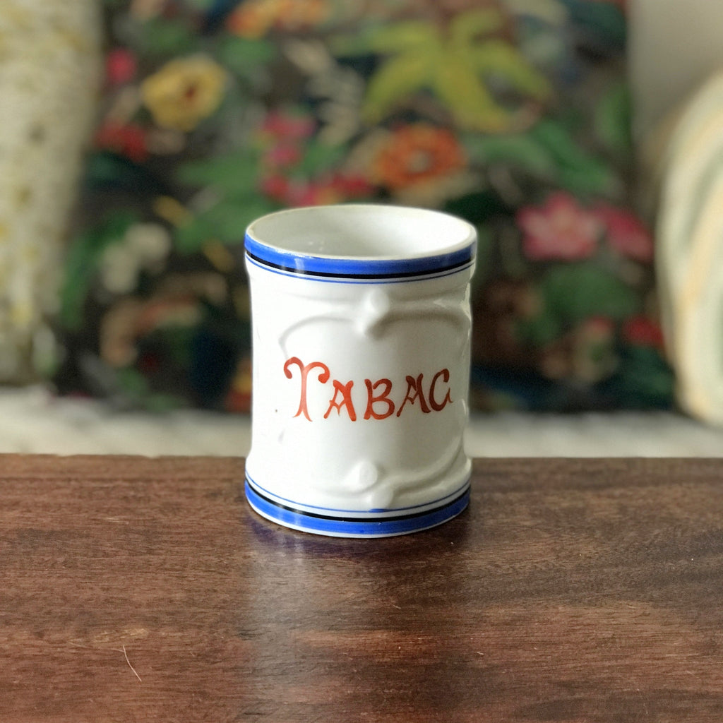 Pot à tabac en céramique ADP sans couvercle par Hello Broc brocante en ligne