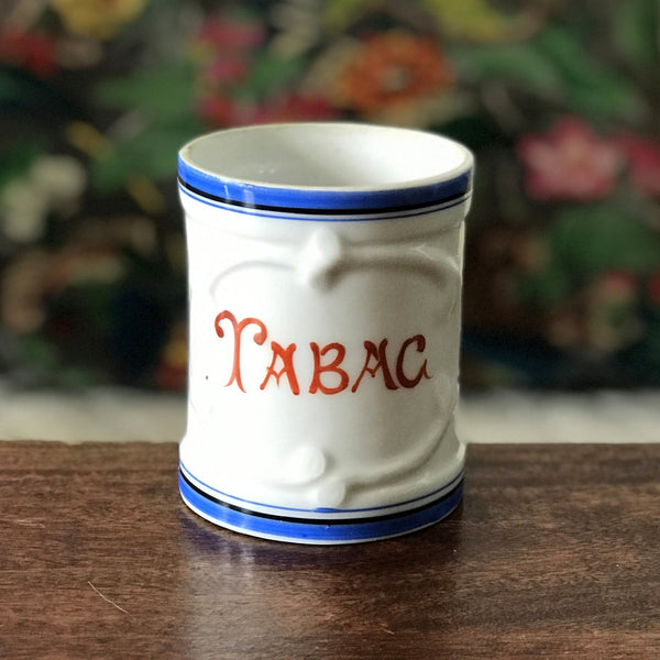 Pot à tabac en céramique ADP sans couvercle par Hello Broc brocante en ligne