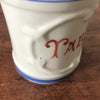 Pot à tabac pot à crayons ou à pinceaux original en céramique ADP sans couvercle par Hello Broc brocante en ligne