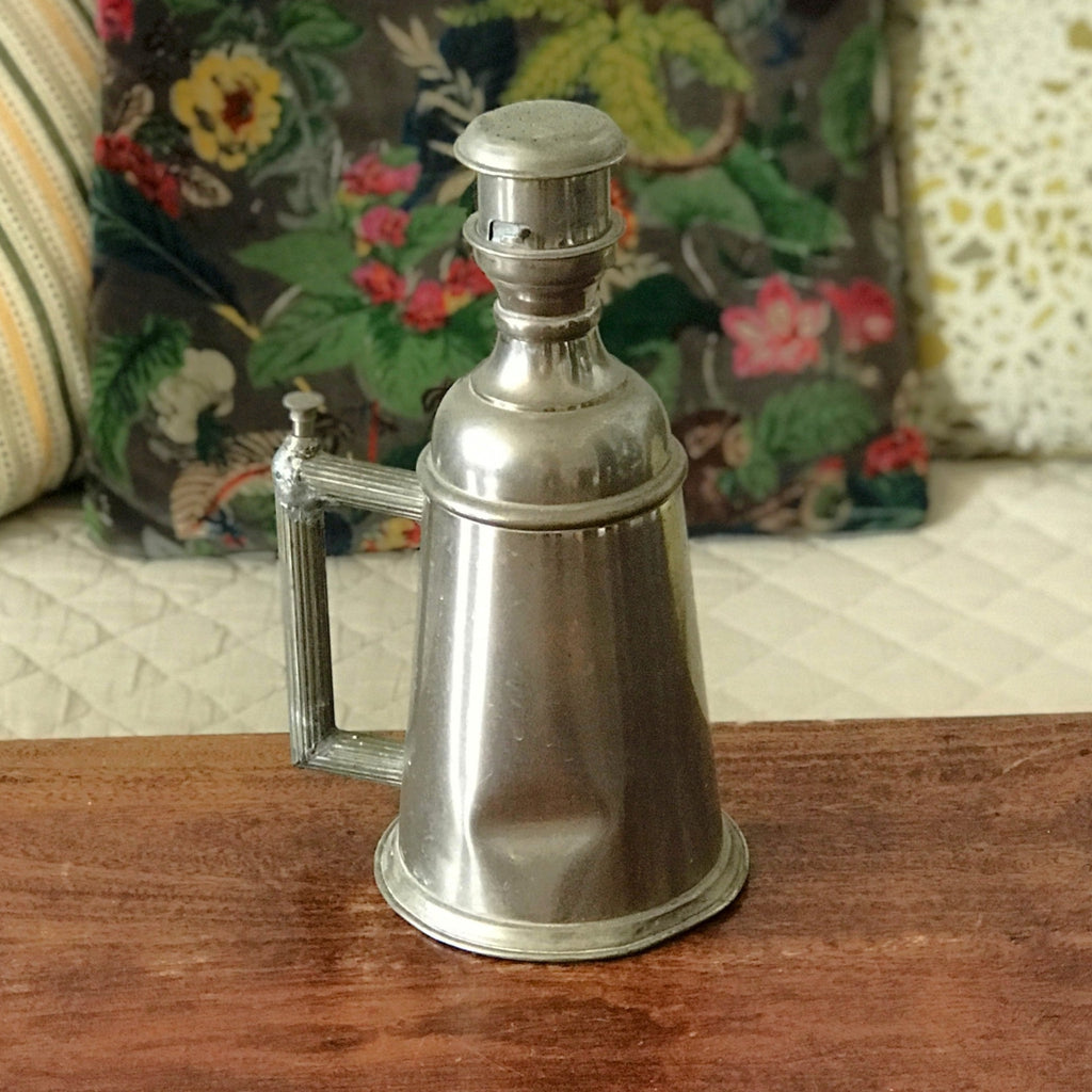 Hydrocape de coiffeur ou barbier en aluminium par Hello Broc brocante en ligne