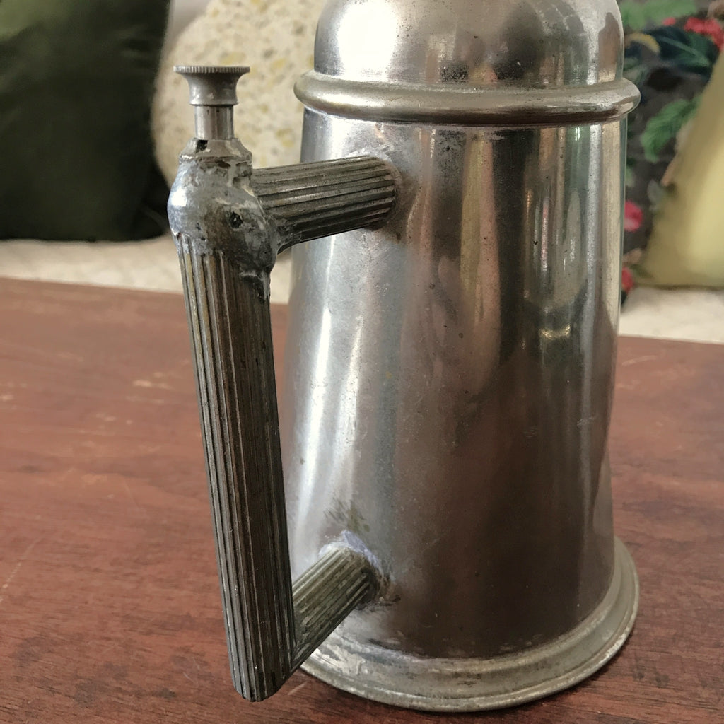 Hydrocape de coiffeur ou barbier en aluminium par Hello Broc brocante en ligne