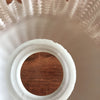 Abat-jour volanté en verre dépoli pâte de verre années 30 / 40 par Hello Broc brocante en ligne