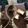 Paire d'appliques double ou à deux branches en bronze doré par Hello Broc brocante en ligne