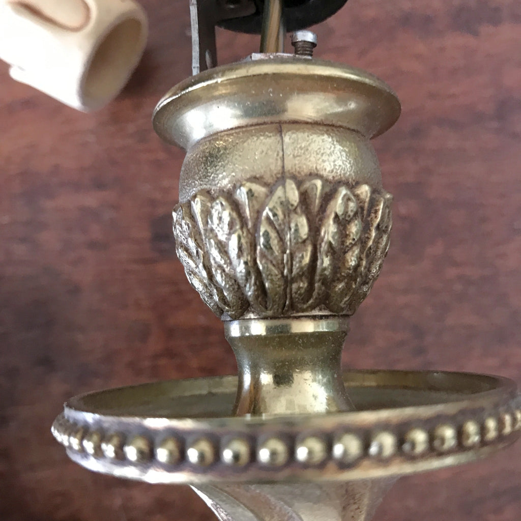 Paire d'appliques double ou à deux branches en bronze doré par Hello Broc brocante en ligne