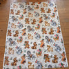 Coupon de tissu vintage pour enfant impression animaux 160 x 120 cm autour de 1980 par Hello Broc brocante en ligne