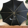Grand parapluie vintage uni noir diamètre 85 cm par Hello Broc brocante en ligne