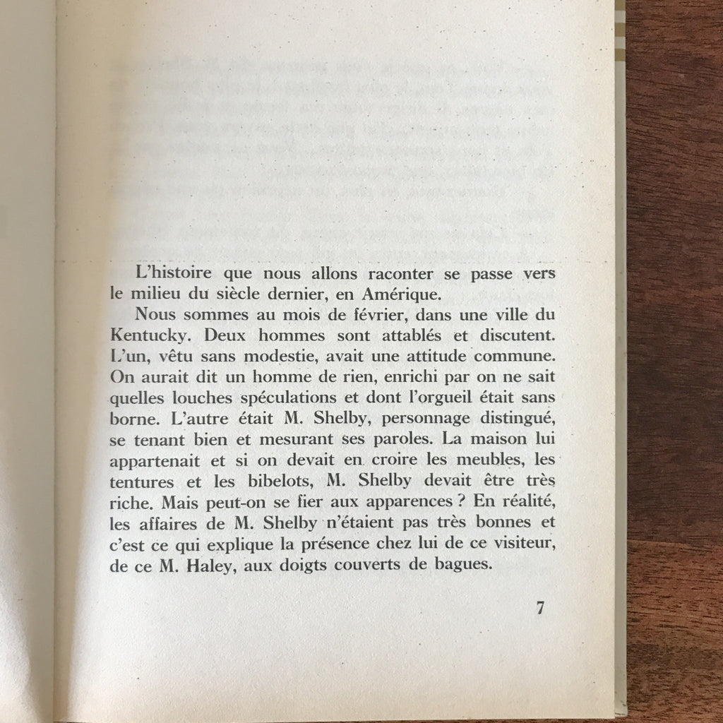 Livre illustré La case de l'oncle Tom par Harriet Beecher Stowe Editions Hemma 1967 par Hello Broc brocante en ligne