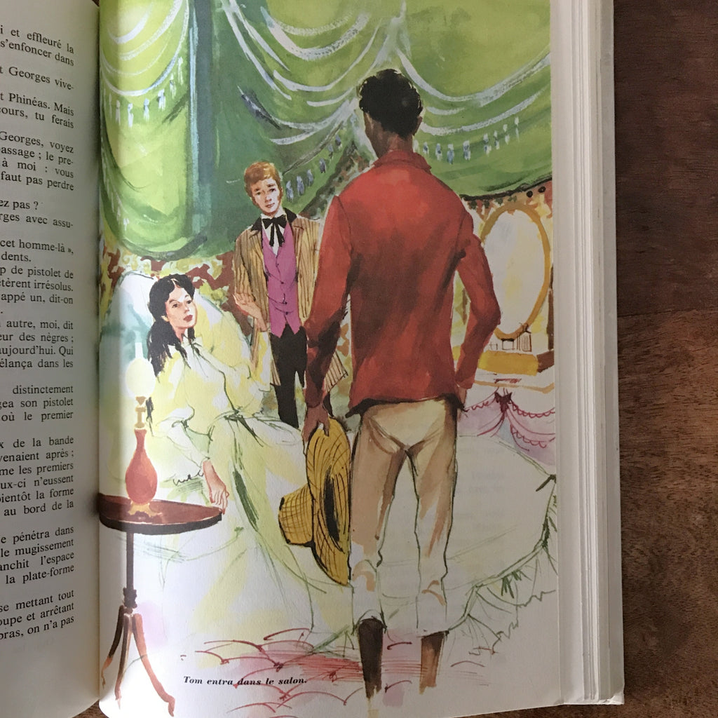 Livre illustré La case de l'oncle Tom par Harriet Beecher Stowe édition de 1953 publié en 1979 par Hello Broc brocante en ligne
