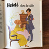 Livre illustré vintage pour enfant Heidi enfant de la montagne par Johanna Spyri 1972 par Hello Broc brocante en ligne