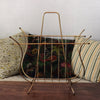 Porte-revue en laiton doré forme lyre ou harpe par Hello Broc brocante en ligne