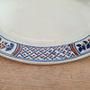Ravier ovale en faïence de Lunéville K & G décor Rouennais par Hello Broc brocante en ligne