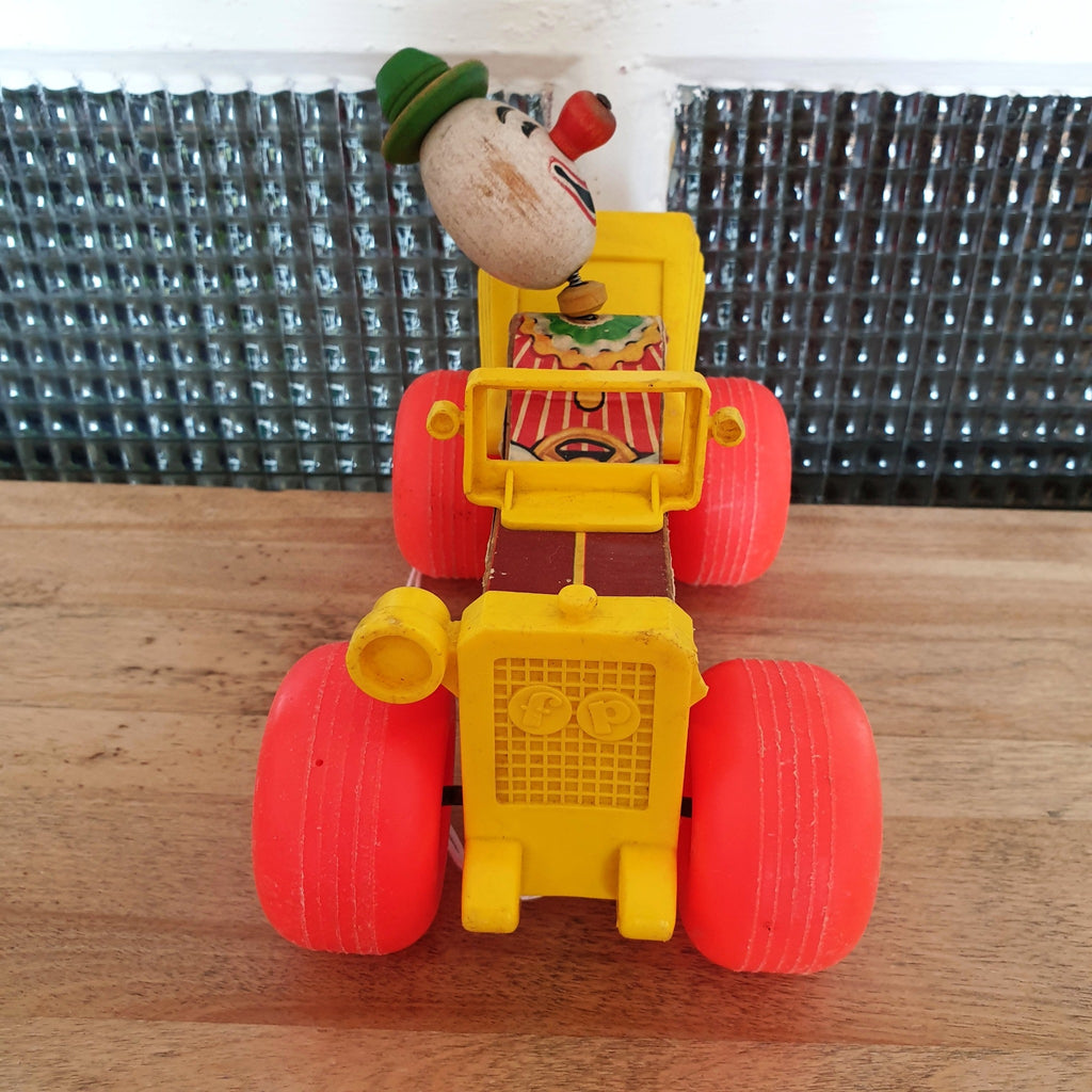 Jouet à tirer Jalopy de Fisher Price années 60