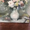 Reproduction d'un tableau nature morte de Marcel Dyf : bouquet de fleurs dans une cruche. Dimensions 40 x 49 cm