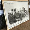 Lithographie d'Honoré Daumier Les Gens de Justice - Une péroraison à la Démosthène - Hello Broc