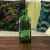 Bouteille carrée en verre moulé vert - Hello Broc