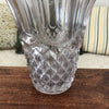 Grand vase évasé années 50 en verre moulé - Hello Broc
