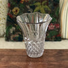 Grand vase évasé années 50 en verre moulé - Hello Broc