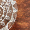 Elégant et grand cendrier rond en cristal moulé par Hello Broc brocante en ligne