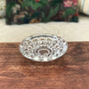 Elégant et grand cendrier rond en cristal moulé par Hello Broc brocante en ligne