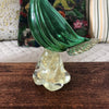 Oiseau vert en verre soufflé de Murano - Hello Broc