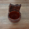 Poterie artisanale chouette ou hibou en terre cuite faite main - Hello Broc