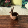Poterie artisanale chouette ou hibou en terre cuite faite main - Hello Broc