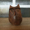 Poterie artisanale chouette ou hibou en terre cuite faite main - Hello Broc