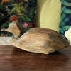 Grand canard de 40 cm en bois sculpté - Hello Broc
