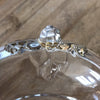 Coupelle en verre moulé anses décorées liseré doré - Hello Broc
