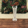 Vase en cristal modèle Soliflor de Cristal d'Arques hauteur 17 cm par Hello Broc brocante en ligne