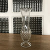 Petit vase à muguet ou soliflore en verre moulé incolore - Hello Broc