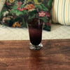 Petit vase en cristal bicolore corps violet et pied transparent - Hello Broc
