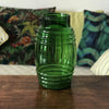 Grande bonbonne en verre moulé vert - Hello Broc
