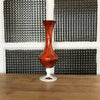 Soliflore orange en verre opalin italien - Hello Broc