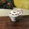 Pique-fleur arrosoir en céramique décoré à la main - Hello Broc