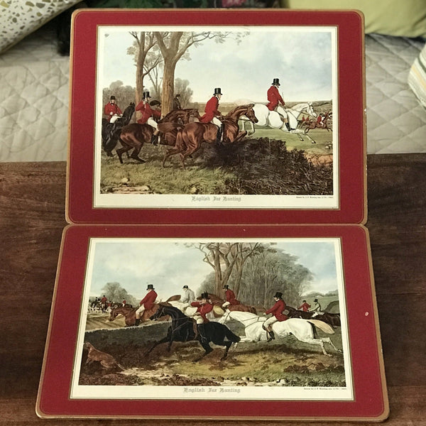 Lot de 2 sets de table décor Chasse au renard - Hello Broc