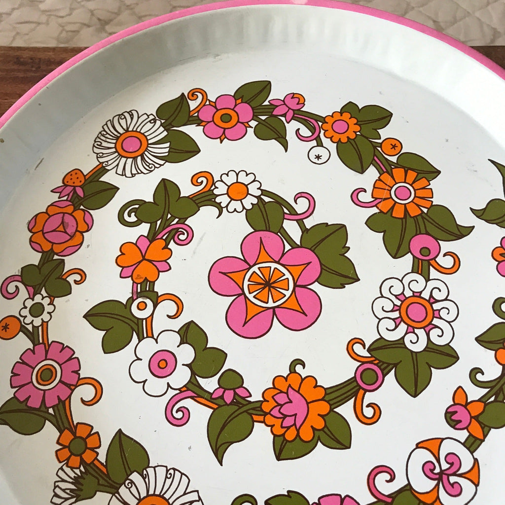 Plateau Rond En M tal Peint Fleurs Ann es 70 80 Hello Broc plateau-rond-en-m-tal-peint-fleurs-ann-es-70-80-hello-broc