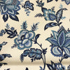 Grand plateau rectangulaire en fibre de verre décor grosses fleurs bleues - Hello Broc