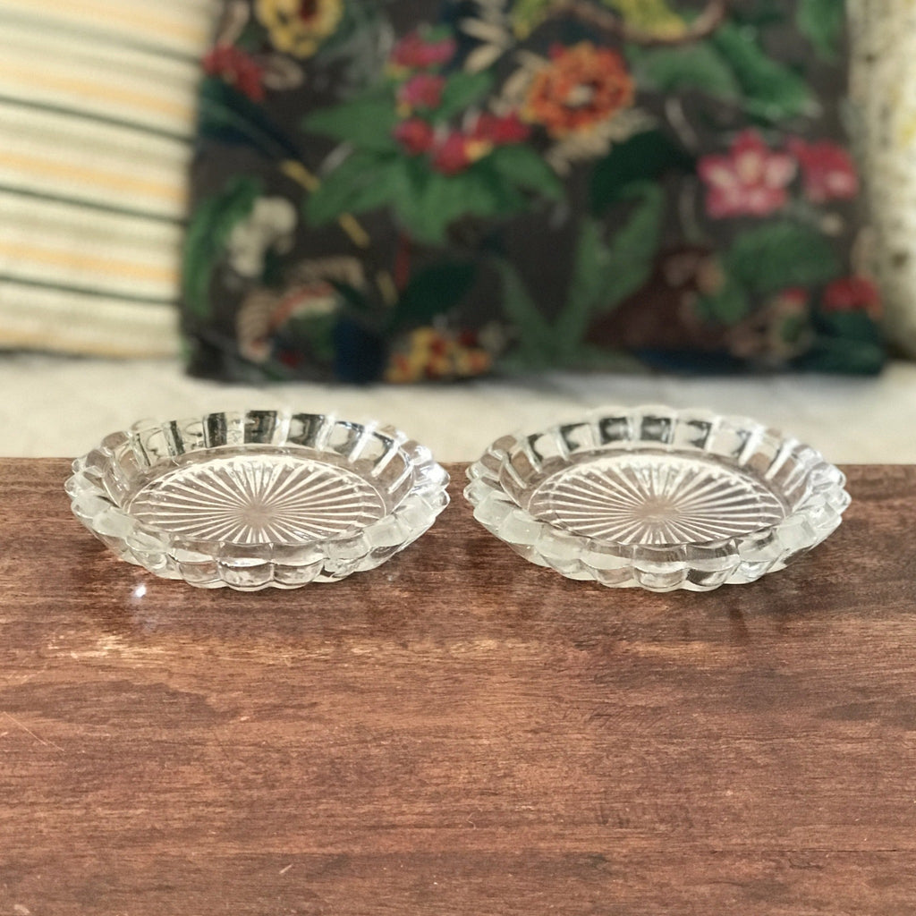 Lot de 2 dessous de bouteille en verre moulé - Hello Broc