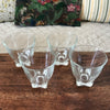 Lot de 4 ou 6 verres gobelets à eau évasés base carrée - Hello Broc