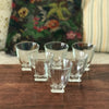 Lot de 4 ou 6 verres gobelets à eau évasés base carrée - Hello Broc