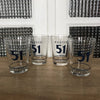 Lot de 4 verres à Pastis 51 vintage - Hello Broc
