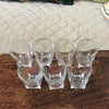 Lot de 7 verres à liqueur de bistrot forme gobelet - Hello Broc