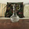 Aiguière carafe Art Nouveau en verre moulé et étain par Hello Broc brocante en ligne