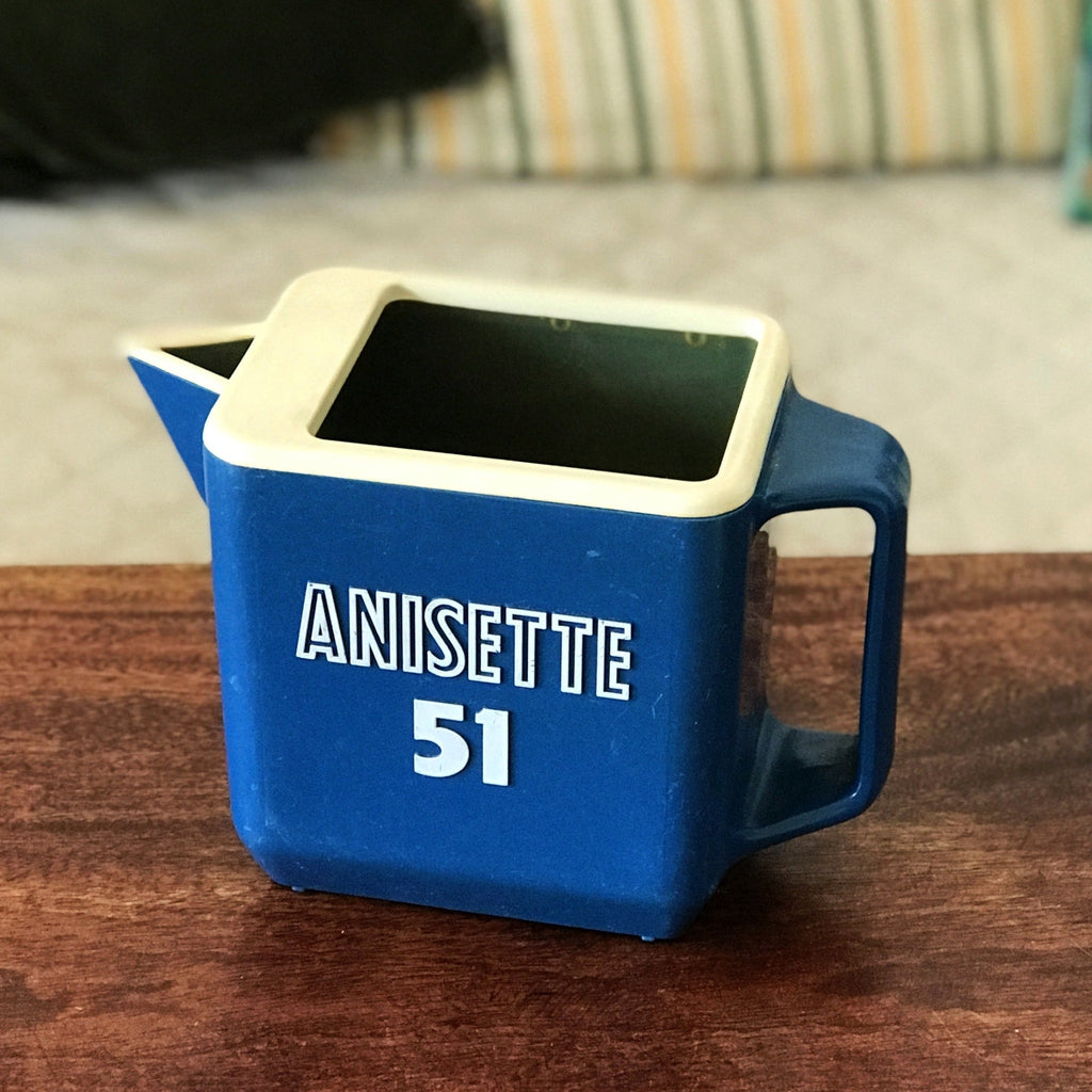 Pichet vintage bleu Anisette 51 1L - Hello Broc