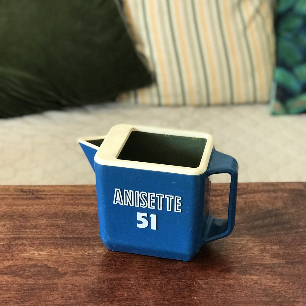 Pichet vintage bleu Anisette 51 1L - Hello Broc