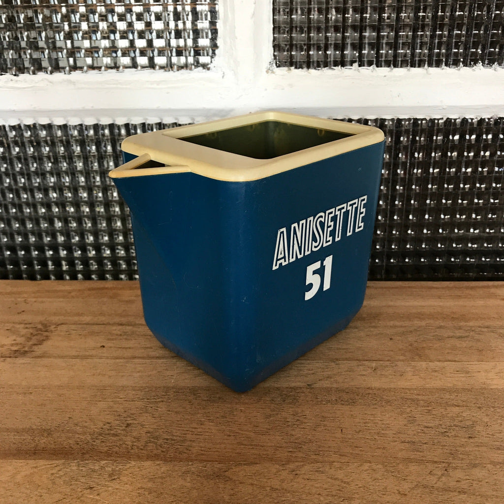Pichet vintage bleu Anisette 51 1L - Hello Broc