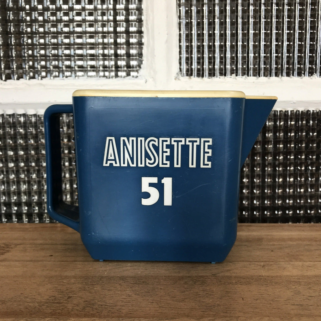 Pichet vintage bleu Anisette 51 1L - Hello Broc