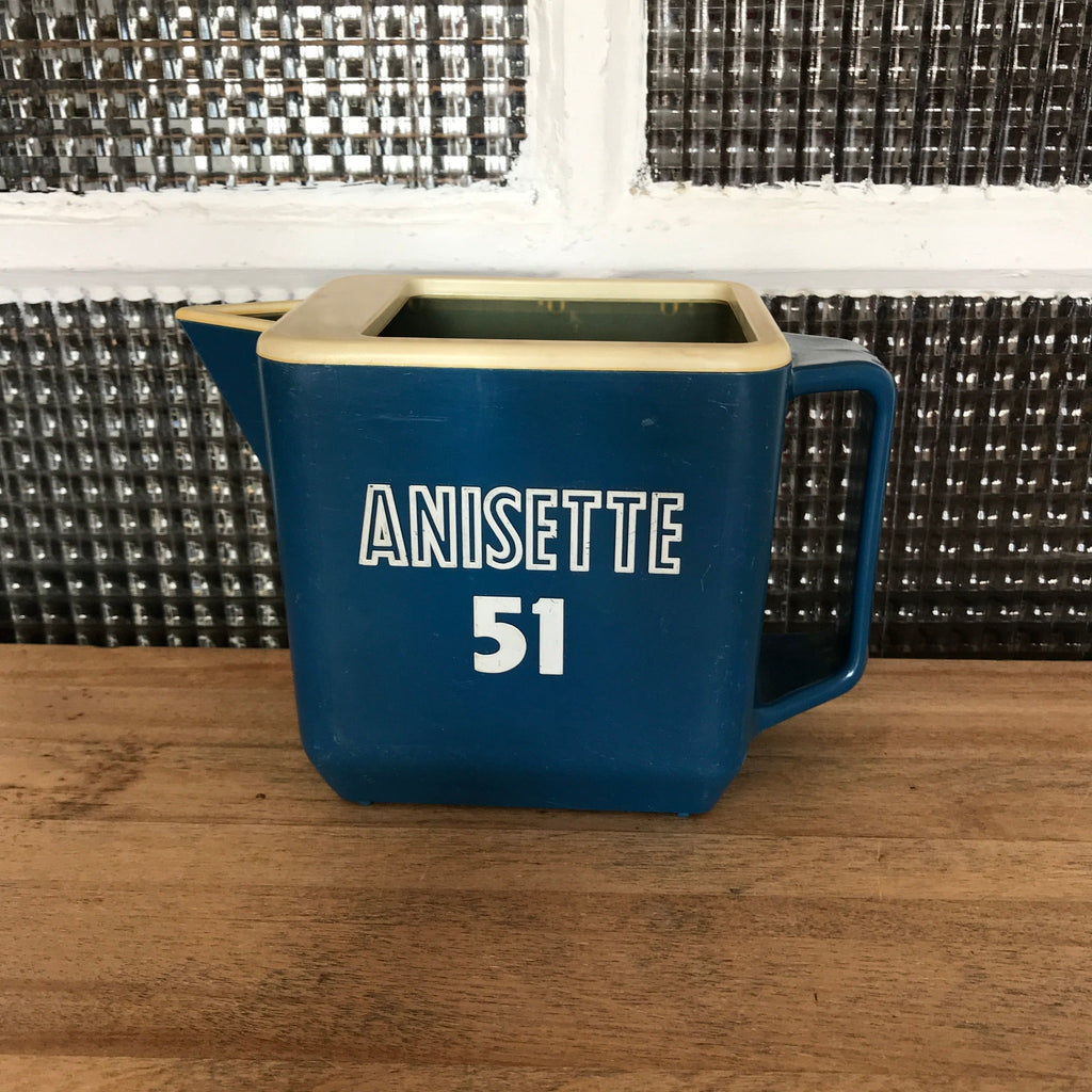 Pichet vintage bleu Anisette 51 1L - Hello Broc